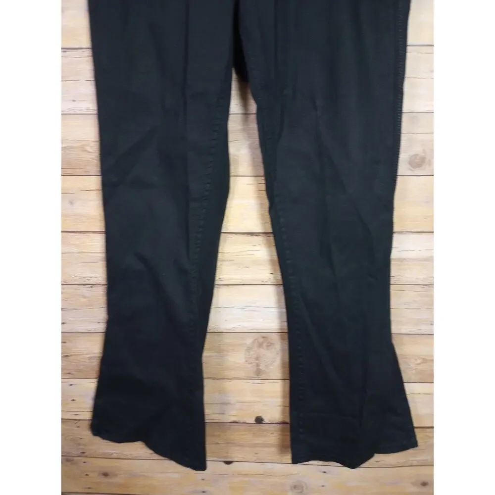 DKNY East Side Woman Jeans 16W Black Flare Bootcut Pants